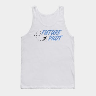 Future pilot design with airplane for cadets Tank Top